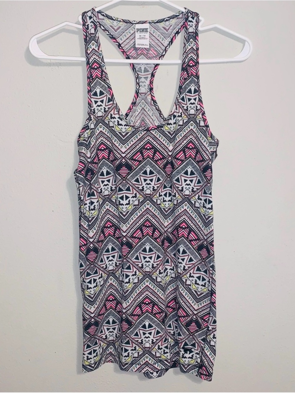 PINK Victoria's Secret Pink Gray Tank Top